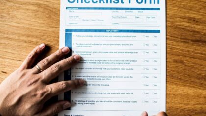 The Interview checklist